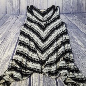 Anthro Meadow Rue Assymetrical Knit Sleeveless Top